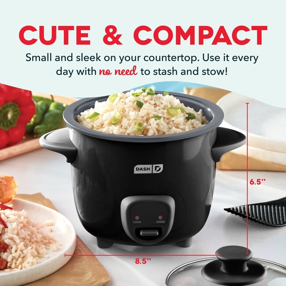 Dash Mini Electric Rice Cooker - Picture 2 of 3